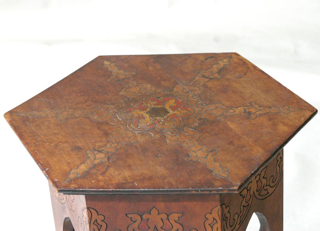 Wood SIX - SIDED TABLE