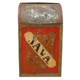 Antique Country Store Java Bin
