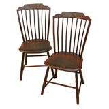 Antique Pr.Painted & Decorated Windsors