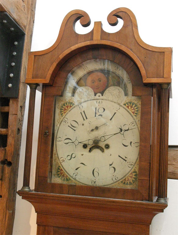 American Tall Case Clock For Sale