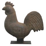 Antique Rooster Windmill Weight