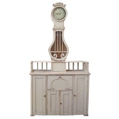 Vintage Swedish Clock Cabinet