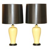 Pair of Ceramic Italian Lamps