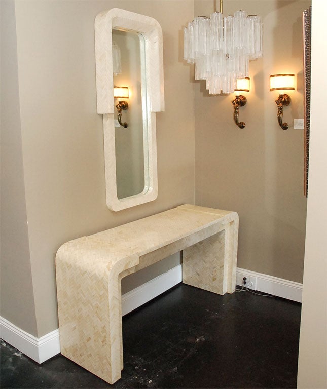 Bone Mirror and Vanity