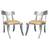 Pair of Klismos Style Chairs