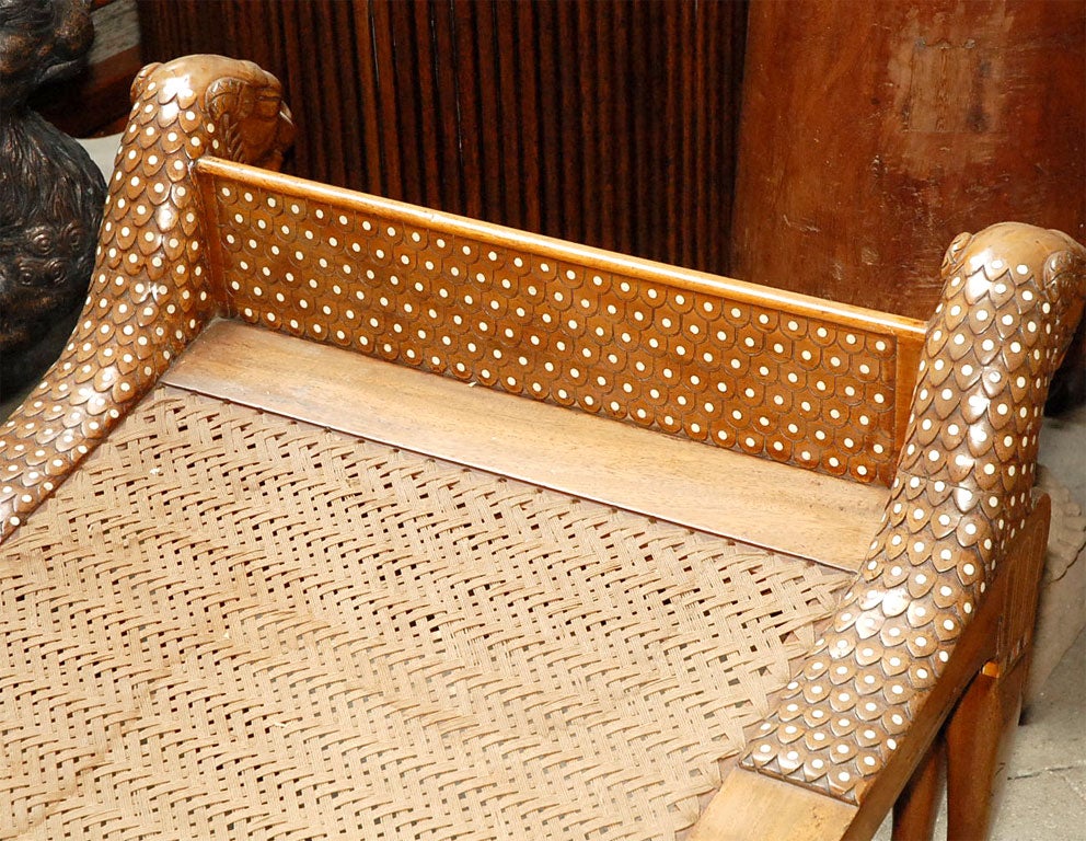 Unknown Ancient Egyptian Style Chaise Lounge