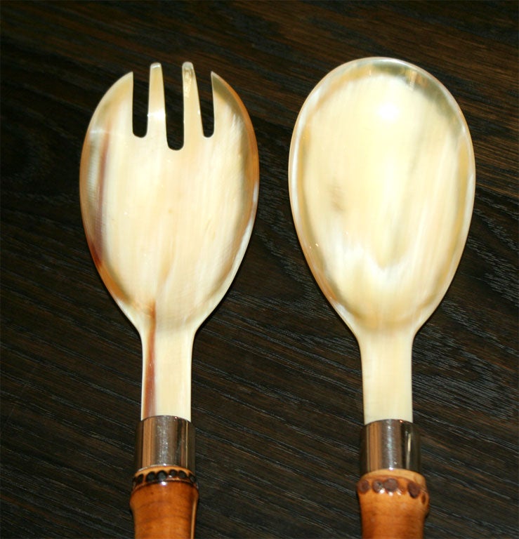 Bamboo Salad Servers