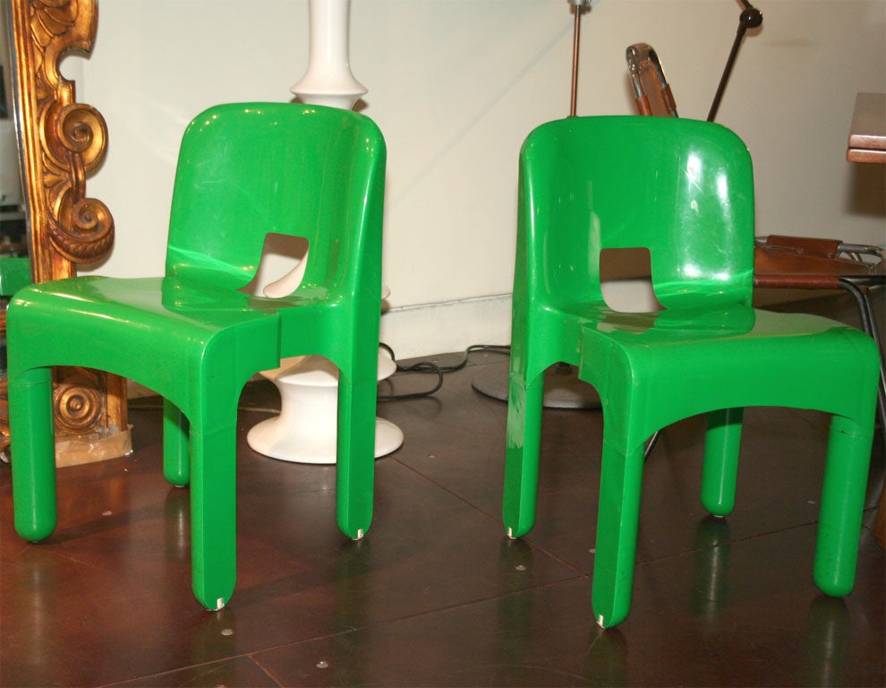 Pair of Joe Colombo Chairs For Sale 2