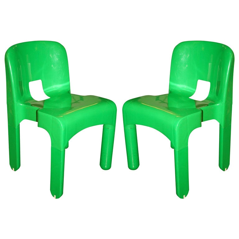 Pair of Joe Colombo Chairs For Sale