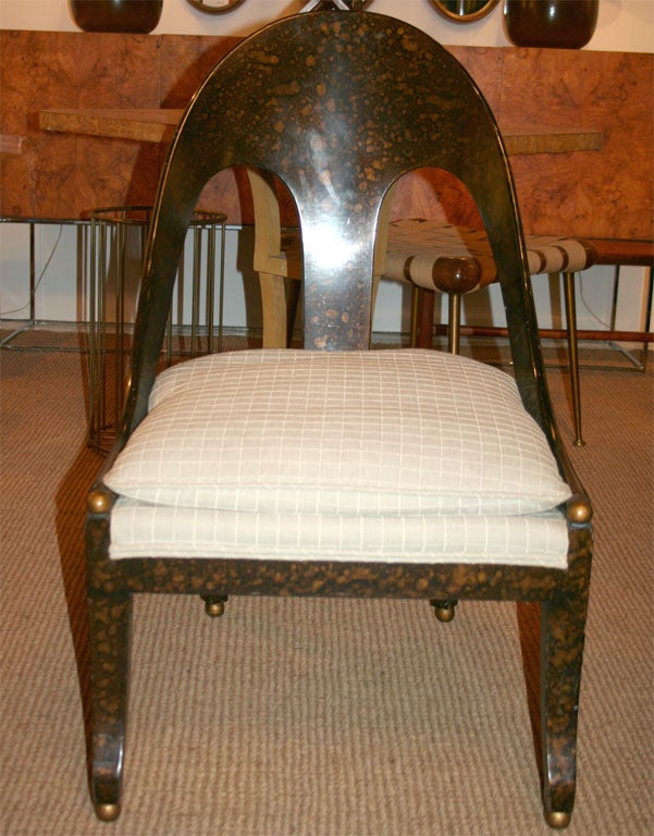 American Neoclassic Spoonback Chair