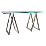 "Saw-Horse" Desk