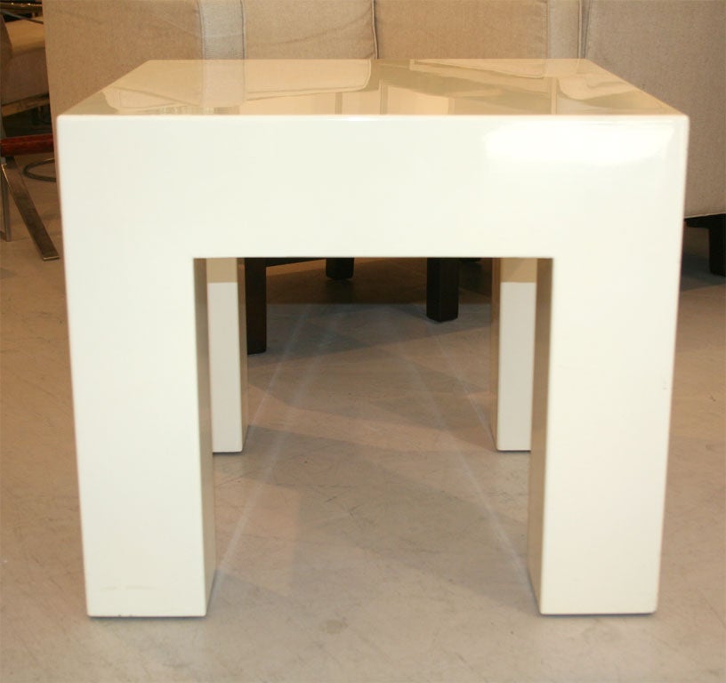 Pair of Parsons Side Tables Manufactured by Stendig