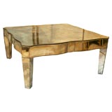 Serpentine Shaped Cocktail Table