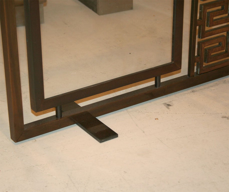 Brass Patina Firescreen