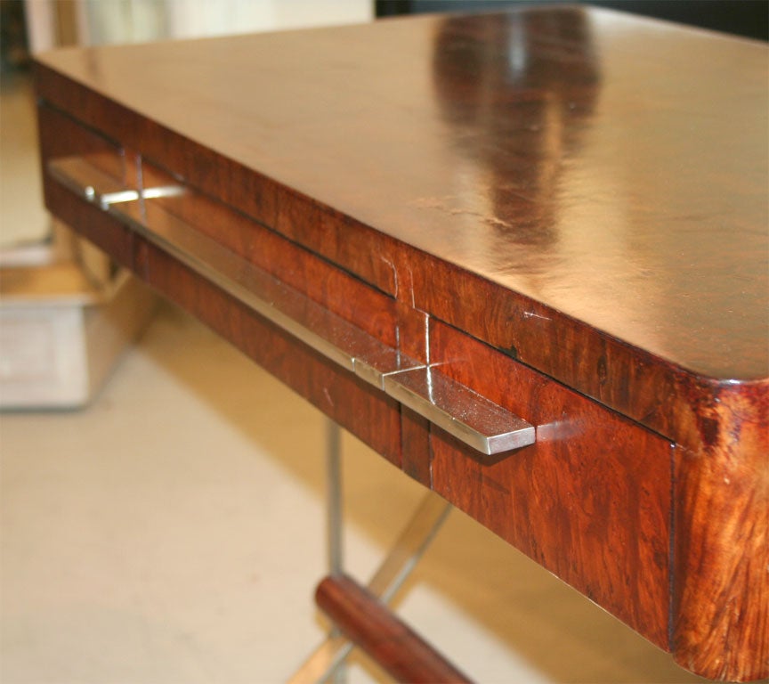 Small Writing Desk in the style of Rene Herbst 1