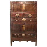 Collector's Cabinet with Ornate Hardware