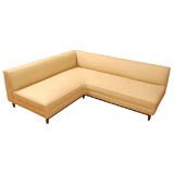 Vintage One Piece L-Shaped Corner Sofa