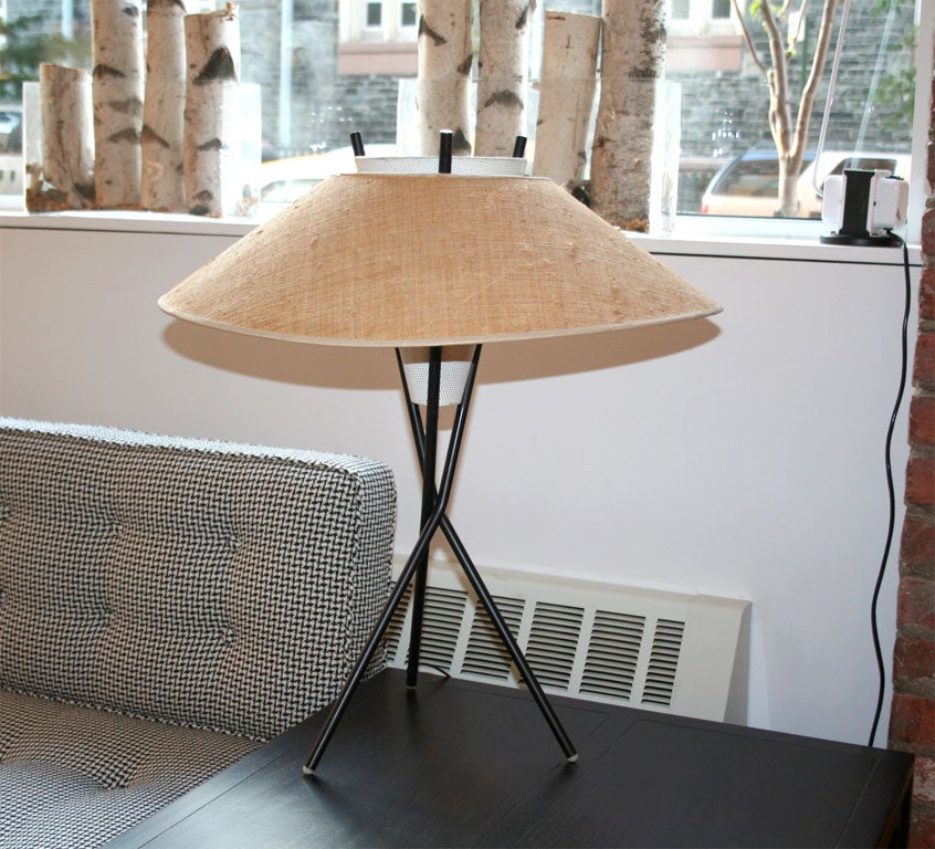 Gerald Thurston for Lightolier Tripod Table Lamp