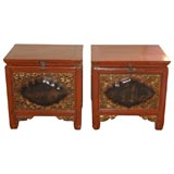 Pair of Chinese Lacquered Chests