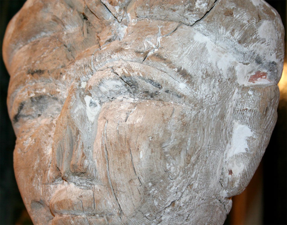 Wood Egytian Mummy Mask