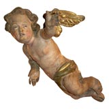 18th century Italian Polychrome Angel