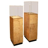 Set of 2 Display Cases/Pedestals