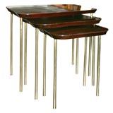 Rare Set of Nesting Tables designed by Tommi Parzinger