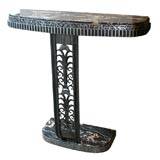 Art Deco Style Console Table in the manner of EDGAR BRANDT Art Deco Style Console Table in the manner of EDGAR BRANDT