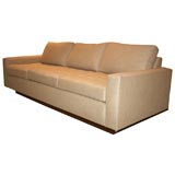 Vintage Harvey Probber 3 seat sofa with quilted seat cushions