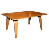 Early birch occasional table by Charles and Ray Eames