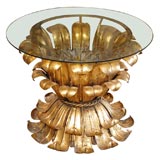Italian Lotus Side Table