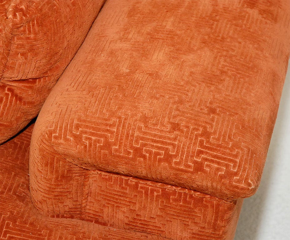 Overscale Button-Tufted Sofa Upholstered in Original Fabric 2