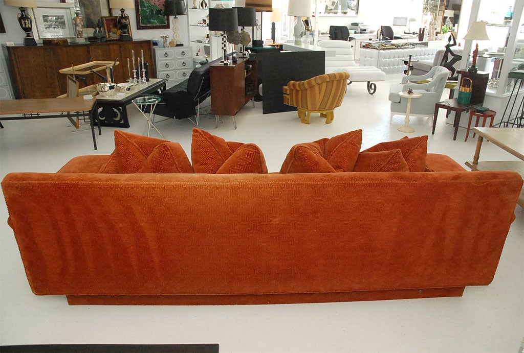 Overscale Button-Tufted Sofa Upholstered in Original Fabric 5