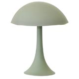 Sculptural Painted Metal Table Lamp