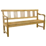 Antique Scandinavian Pine Bench