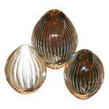 Hand Blown Glass Vases by Ritzman