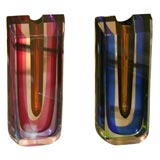Hand Blown Glass Vases by Ritzman