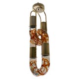 Aldo Nason for Mazzega fixture with inter-locking glass