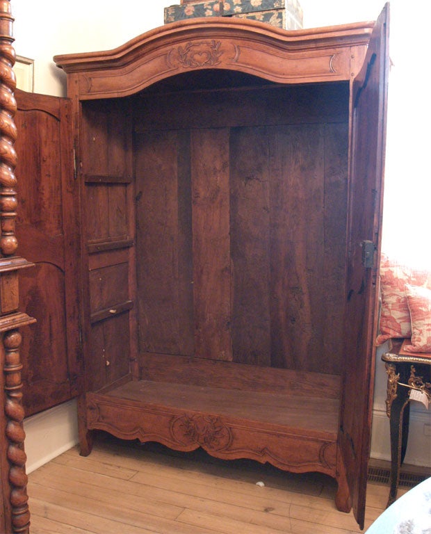 French Cherry Armoire For Sale