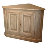 Antique Provencial corner cabinet