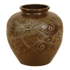 Arts & Crafts Period Copper Chinoiserie Vase