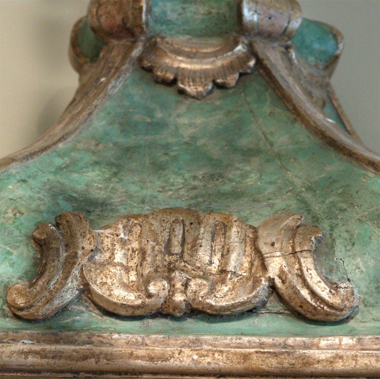18th c Ornate Rococo Bed Corona In Excellent Condition In New Orleans, LA