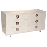 Chic Lacquered Chest of Drawers
