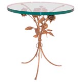 Floral motif Toile table