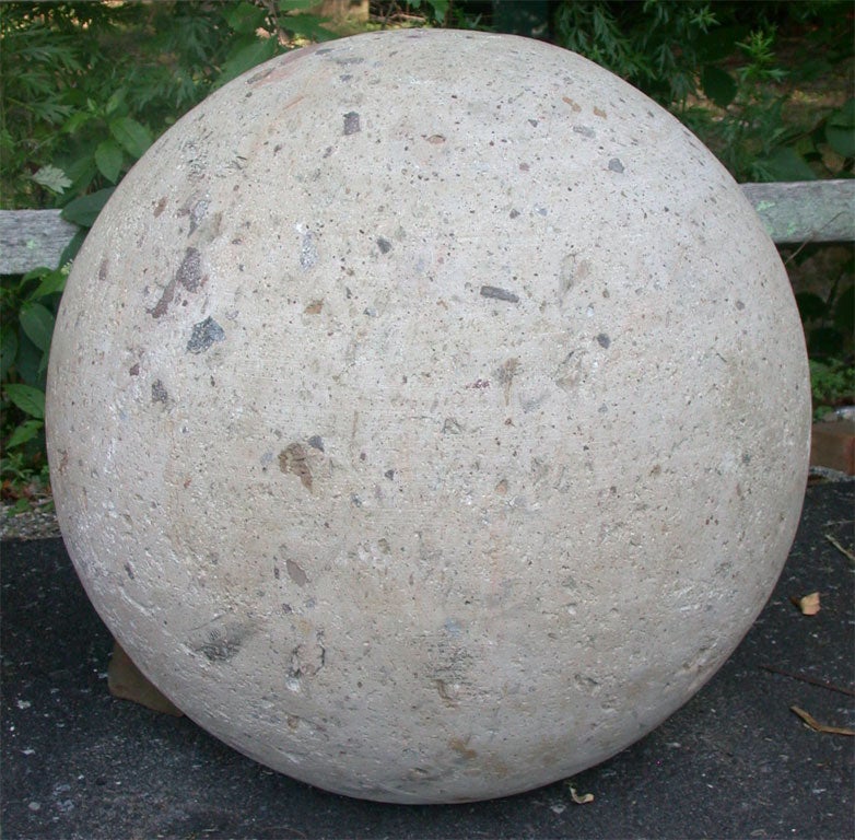 Mid-20th Century Mexican Organic Spherical Earthen Terra Cotta  Ball