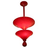 China red chandelier by Salviati