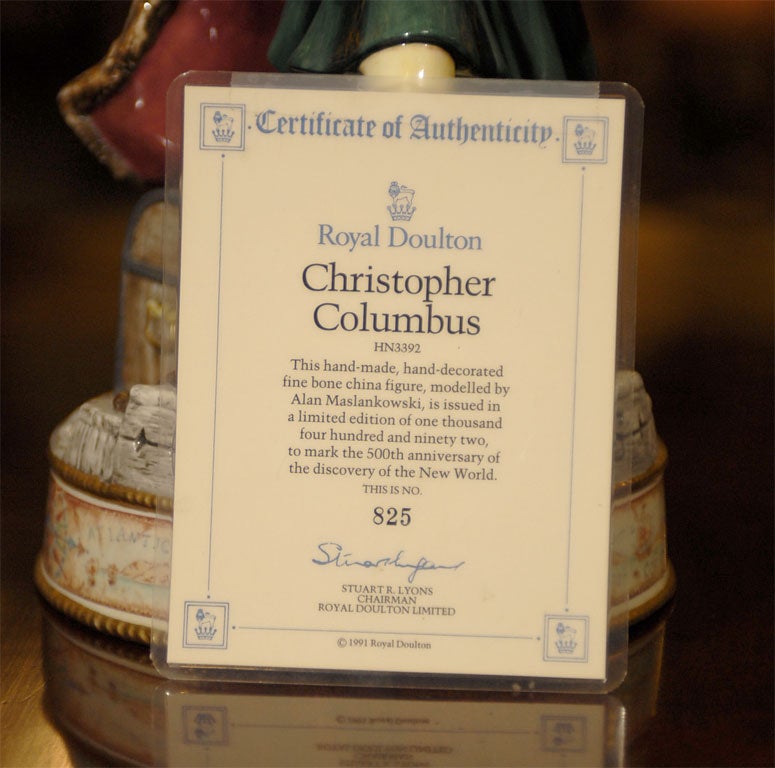 Royal Doulton Christopher Columbus For Sale 6