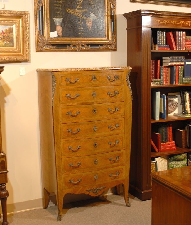 French 7 Drawer Chest