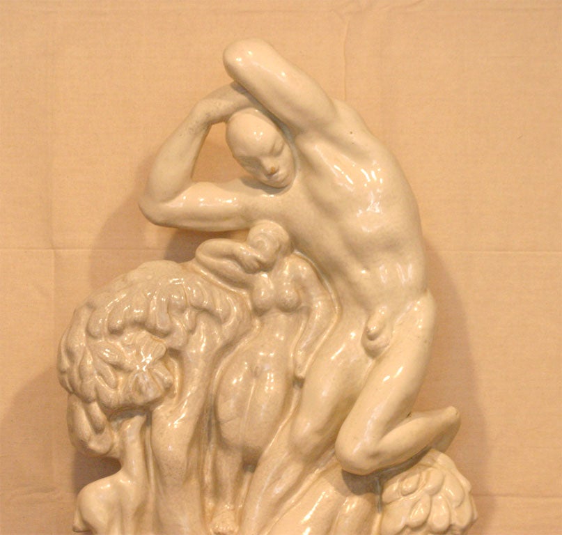 Zeus & Io Terrakotta-Skulptur von Kai Nielsen (Dänisch) im Angebot