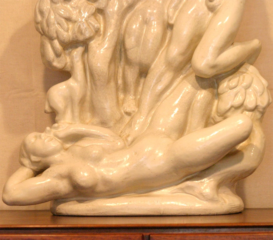 Zeus & Io Terrakotta-Skulptur von Kai Nielsen (20. Jahrhundert) im Angebot